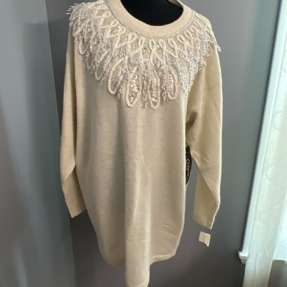 Cedars ╷Embellished ╷Sweater ╷Medium╷Vintage╷NWT ╷READ DESCRIPTION